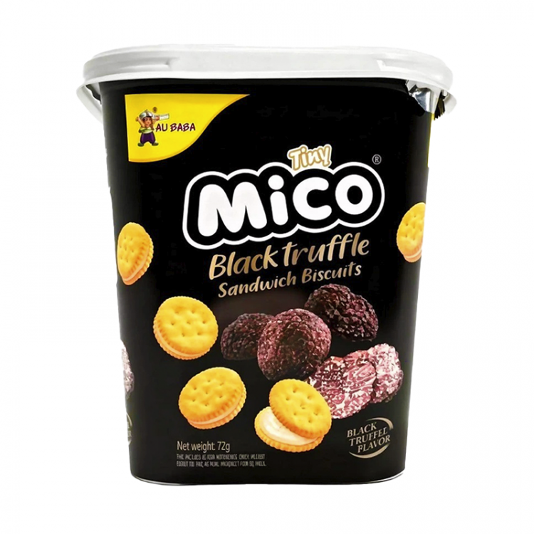 Печенье Tiny Mico со вкусом черного трюфеля, 72 г