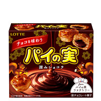 Печенье слоеное Pie No Mi Lotte с темным шоколадом, 73 г