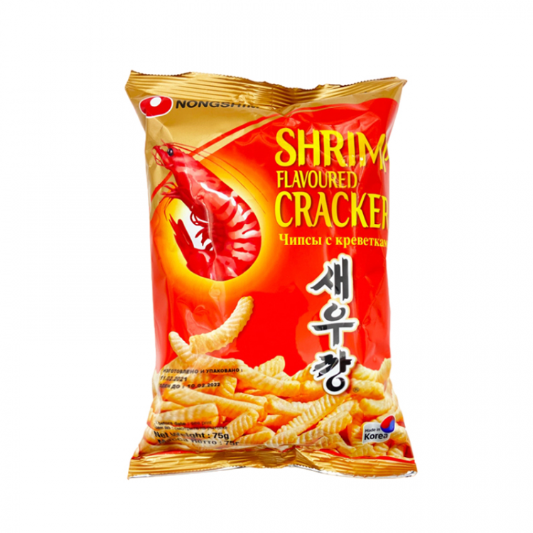 Чипсы креветочные запеченые Nongshim, 75 г