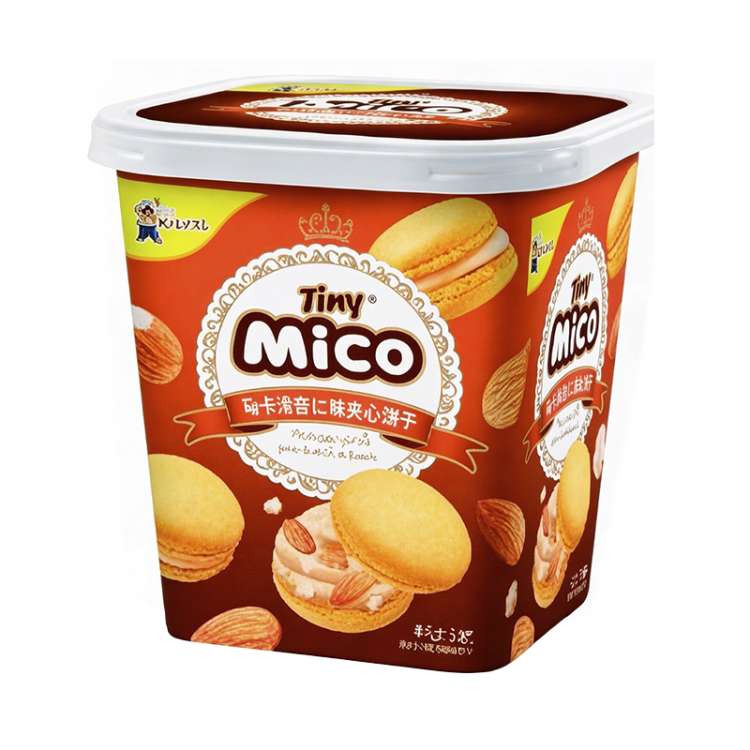 Печенье-макаруны Tiny Mico с миндальным вкусом, 80 г