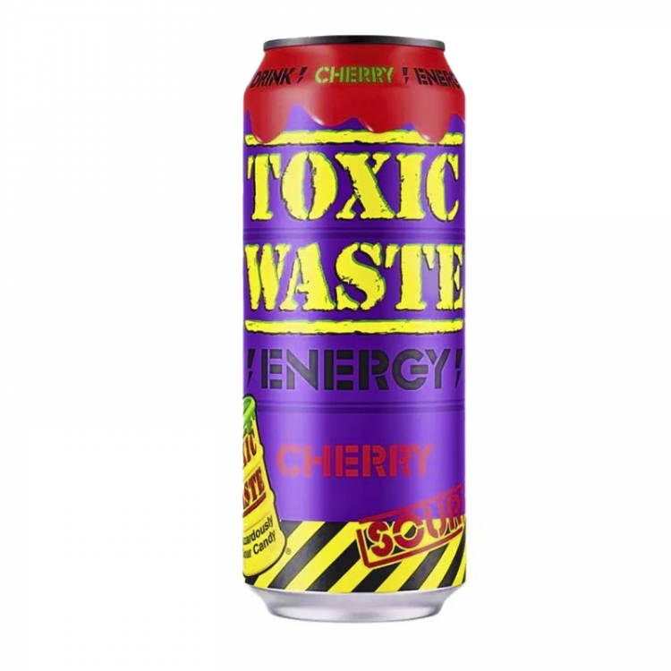 Напиток энергетический Toxic Waste Energy Sour Cherry, 500 мл