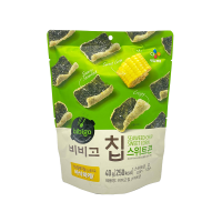 Чипсы из морских водорослей со вкусом сладкой кукурузы BIBIGO, 40 г