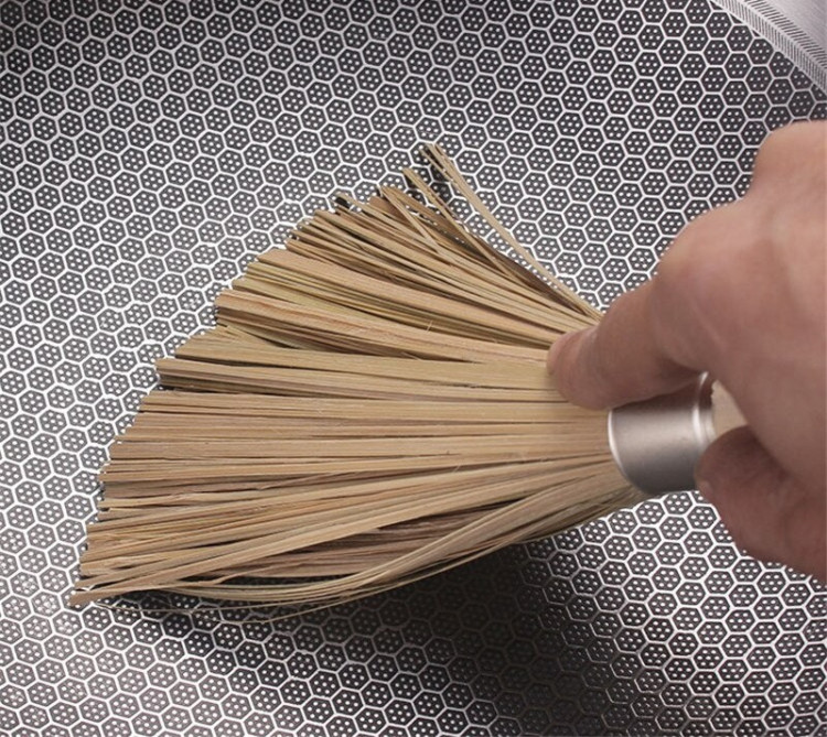 Бамбуковая щетка для мытья, 1 шт