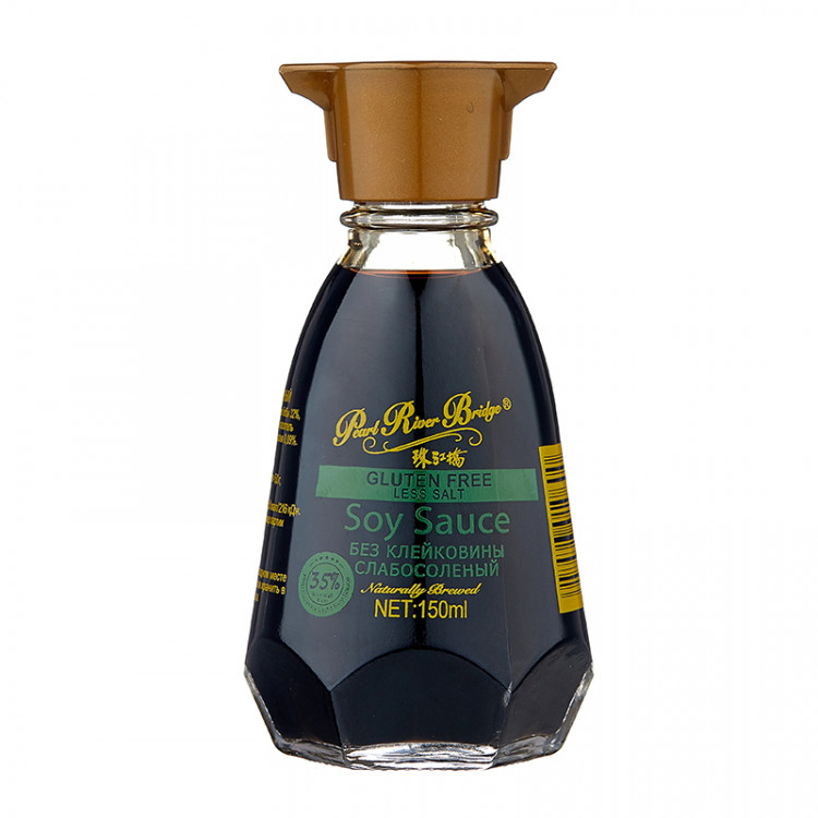 Соевый соус безглютеновый слабосоленый PRB, 150 мл