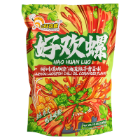 Лапша рисовая б/п со вкусом улитки, чили и кинзы HaoHuanLuo, 300 г