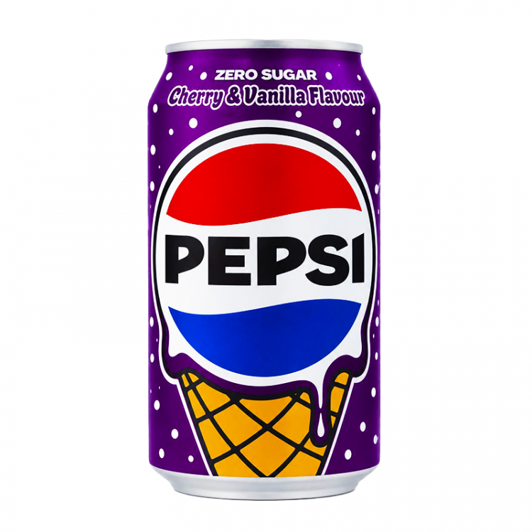 Напиток газированный Pepsi  Cherry Vanilla Zero Sugar, 330 мл