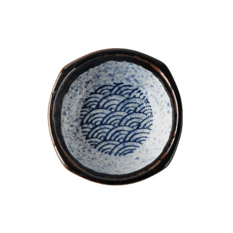 Подсоусник керамический Серия Море, четырехугольная