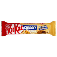 Шоколадный батончик KitKat Chunky Cookie Crumble в белом шоколаде 38 г