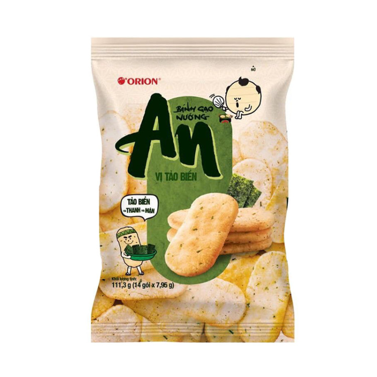 Печенье рисовое с водорослями An, 111,3 г