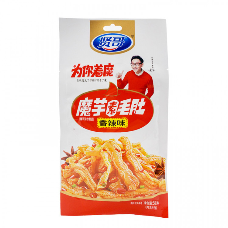 Рубец вегетарианский острый Xiange, 58 гр