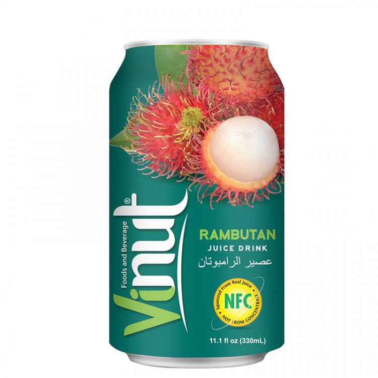 Сокосодержащий напиток Vinut 30%, Рамбутан, 330 мл