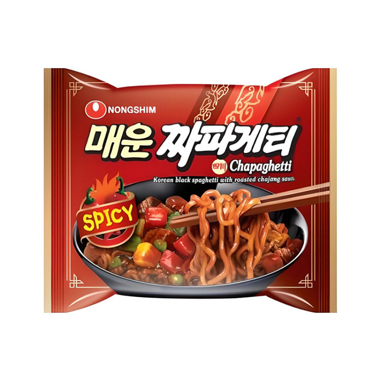 Лапша б/п Нонгшим Чапагетти острая, м/у 137 г