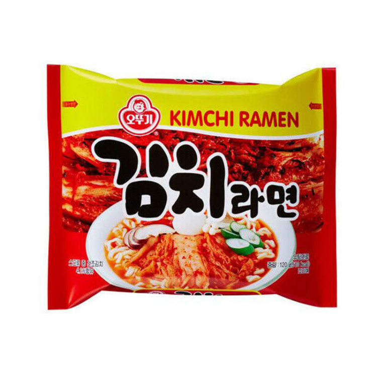 Лапша б\п со вкусом Кимчи Оттоги, 120 г