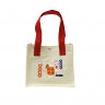 Сумка шоппер "Зайка" (красная/желтая), 1шт