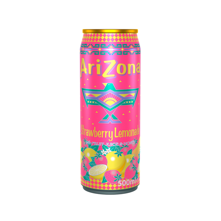 Напиток Аризона Клубничный лимонад, 500 мл