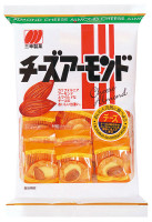 Японское рисовое печенье "Сыр с миндалём" 16 шт, 66 г