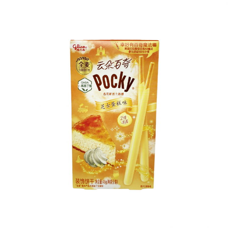 ПОКИ бисквитные палочки со вкусом чизкейка Glico, 48 г