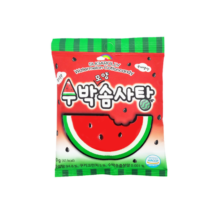 Сахарная вата Арбузный ролл Sugarolly, 10 г