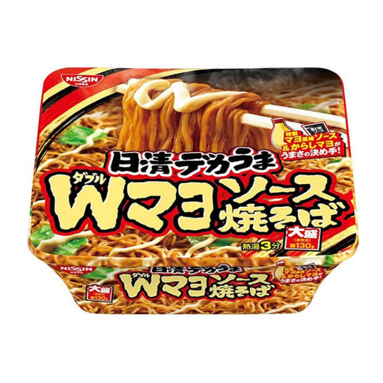 Лапша Nissin Якисоба с овощным соусом и майонезом, 153гр, Япония