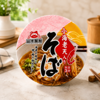 Лапша "Yamamoto Seifun"  Соба с тэмпура из креветки, 77 г