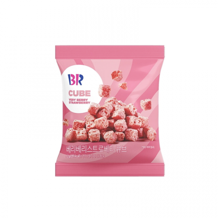 Кубики Baskin Robbins в клубничной глазури, 52 г