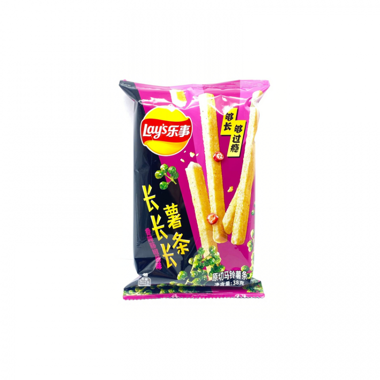 Чипсы Lay's Long french fries Spicy Vine Pepper Sauce, 38 г