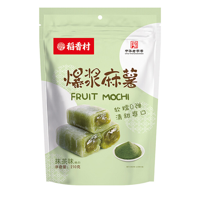 Моти фруктовое Fruit Mochi с чаем матча, 210 гр