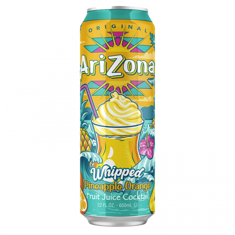 Напиток Arizona Взбитый Ананас и Апельсин, 650 мл