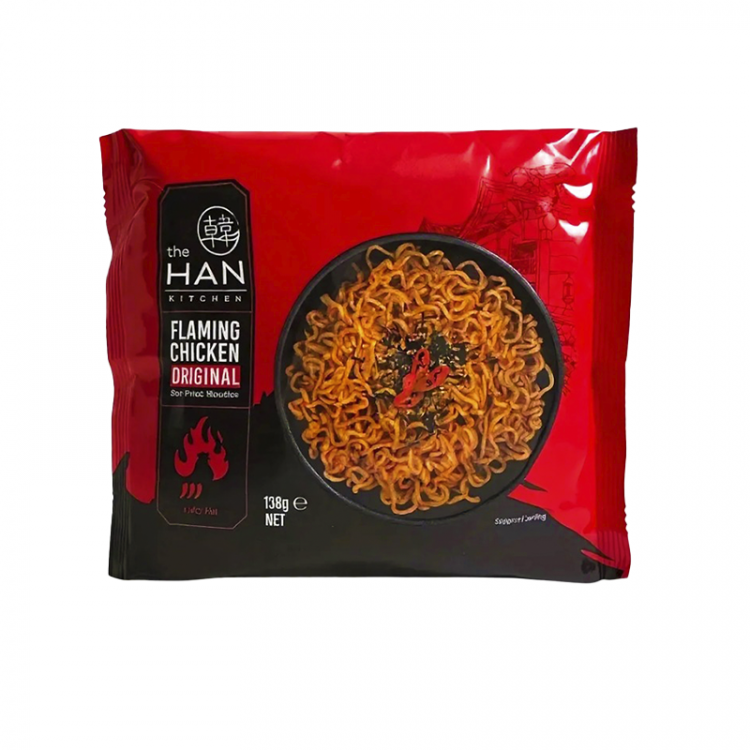 Лапша б/п "The Han Kitchen" острая курица, 138 г