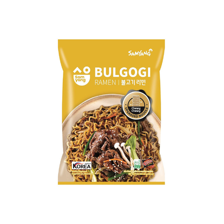 Лапша б/п Samyang со вкусом острой говядины, 80 г