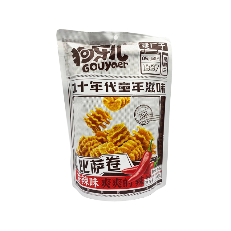 Чипсы рисово - пшеничные пицца ролл со вкусом перца "Gouya", 188 г