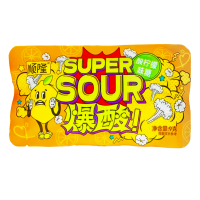 Карамель супер кислая Shunlong лимон шипучка, 9 г