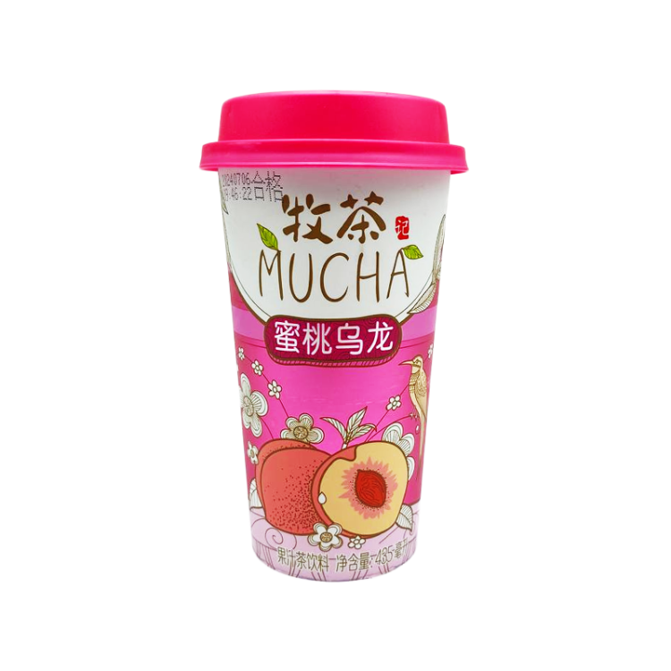 Фруктовый чай с соком медового персика и чая Улун MUCHA, 435 мл