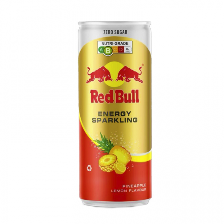 Напиток энергетический RedBull ZERO ананас-лимон, 250 мл