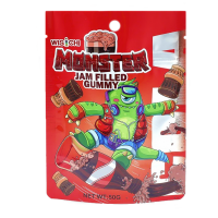 Конфеты жевательные Monster со вкусом колы Wischi, 50 г