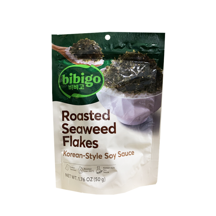 Хлопья из морской капусты со вкусом соевого соуса CJ Bibigo, 50 г