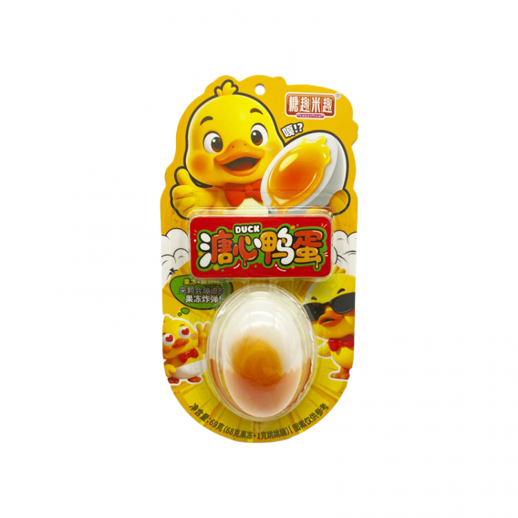 Желе Candy Fun утиное яйцо со взрывной карамелью, 68 г