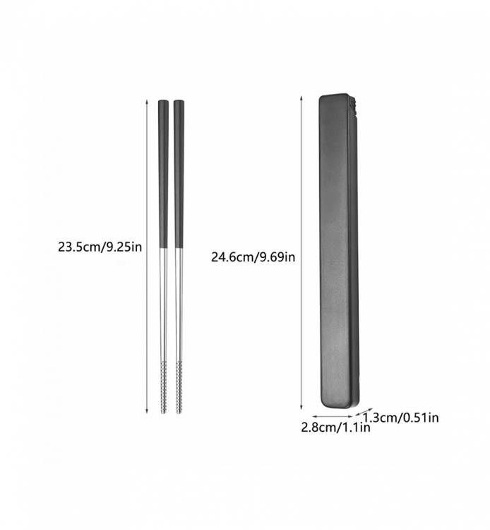 Палочки для еды металлические в асс.
