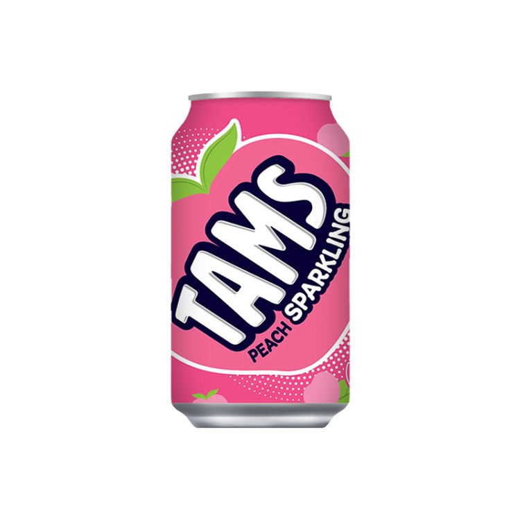 Напиток безалкогольный газированный персик Tams, 355 мл
