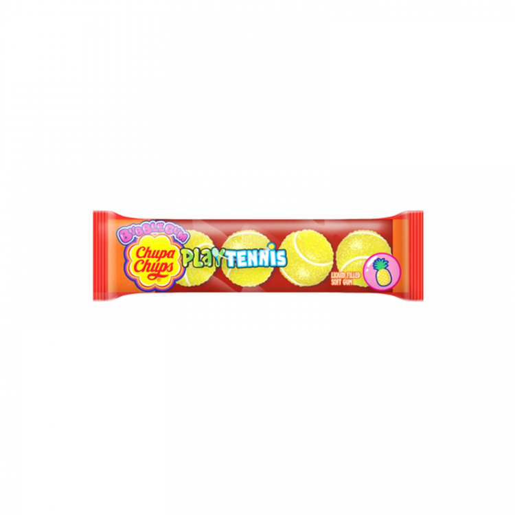 Жевательная резинка Chupa Chups Pineapple Tennis Ball, 18 г