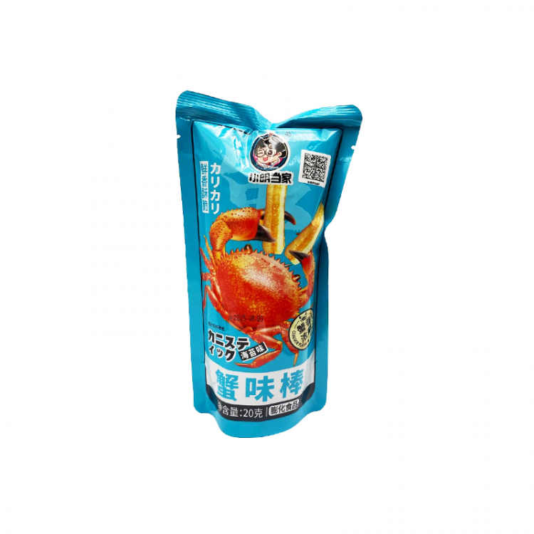 Чипсы Дандзя со вкусом Краба с водорослями, 20 г