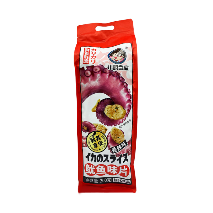 Чипсы "Дандзя" со вкусом кальмара с острым перцем, Китай, 200 г