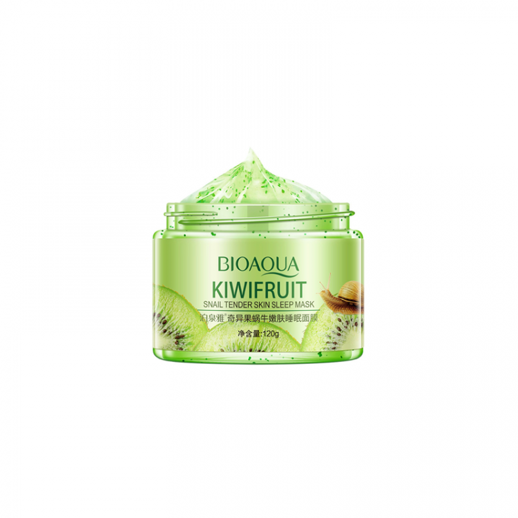 Маска для лица ночная с киви и слизью улитки, 120 г