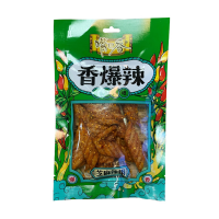 Китайские снеки соевые острые с кунжутом (зеленый) Maojinsong, 80 г