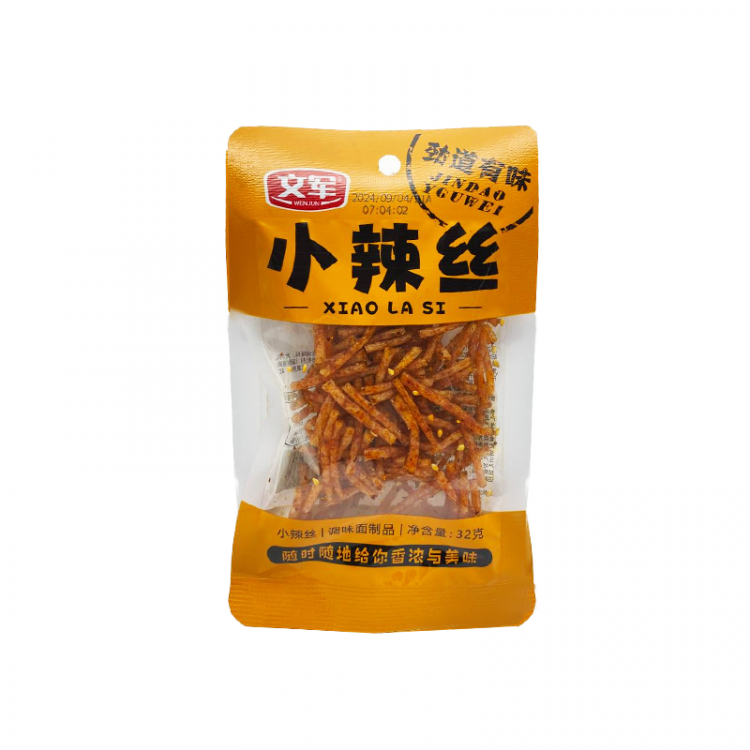 Снек соевый "Острая соломка" Wenjun, 32 г