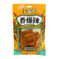Китайские снеки соевые острые с кунжутом (желтый) Maojinsong, 80 г