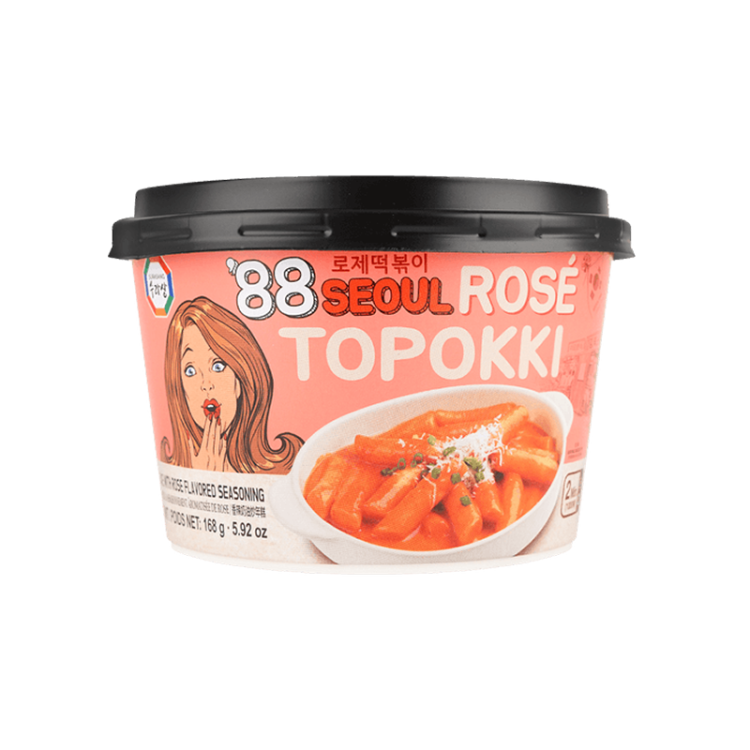 Рисовые клецки токпокки с сырным соусом Rose Tteokbokki,163 г