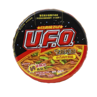 Лапша б/п Nissin Якисоба c рыбой и измельченной говядиной, 124 г