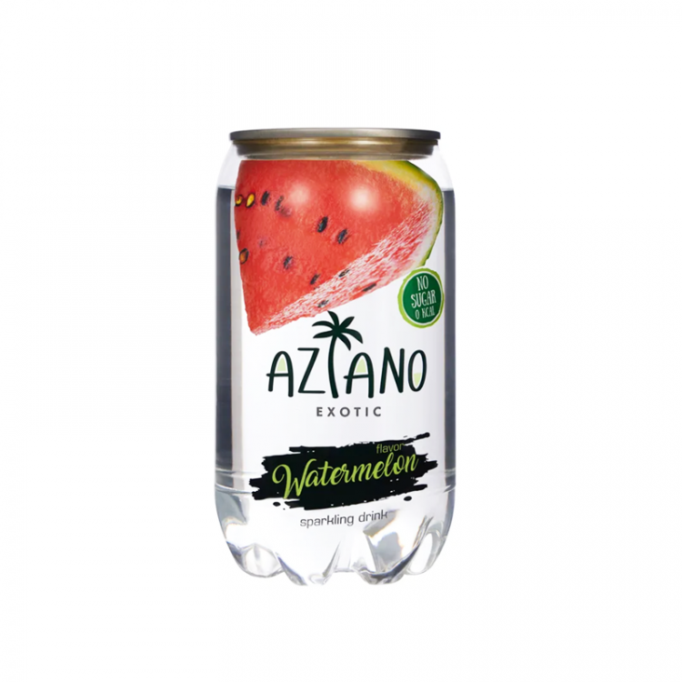 Напиток газированный Aziano Арбуз, 350 мл