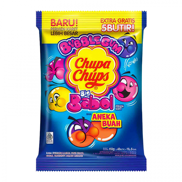 Жевательная резинка Chupa Chups Aneka Buah, 152 гр.
